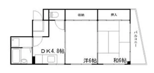 インタービレッジ千代田町【204号室】の間取り