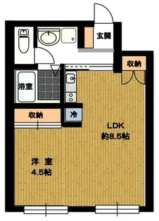 グランコール本山【3階】の間取り
