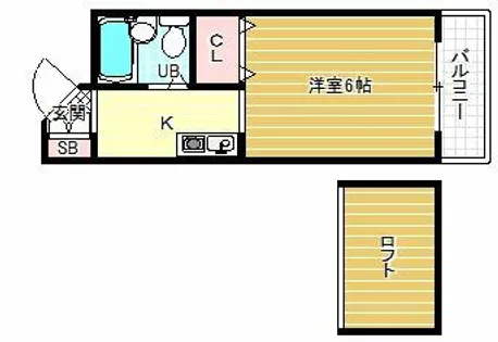 エクセレントエンジェル【3階】の間取り