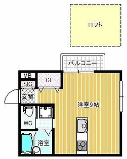 エクセレントエンジェル【1階】の間取り