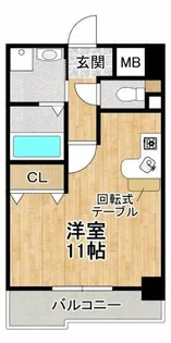 大阪府茨木市西豊川町【マンション】の間取り