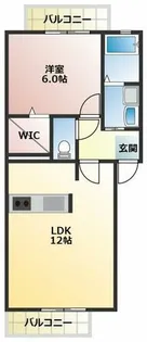 ベルカーサ【2階】の間取り