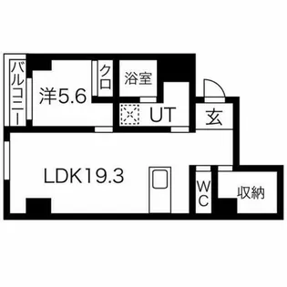 verite覚王山【4階】の間取り