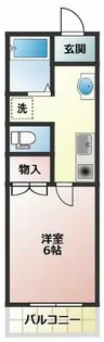 1Kの間取り画像