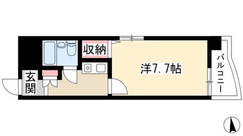 ライオンズマンション丸の内第6【4階】の間取り