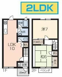 メゾンベルジュール【B-4号室】の間取り