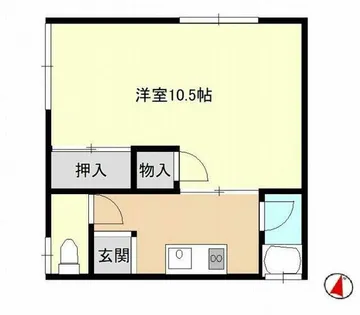 エクリート赤穂(ネット使用料不要)【2階】の間取り