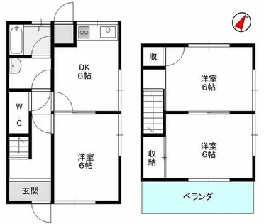 兵庫県赤穂市若草町【一戸建】の間取り