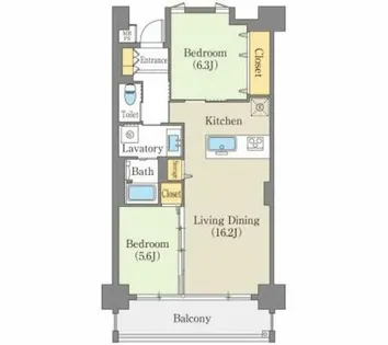 白壁リンクス【9階】の間取り