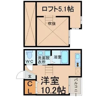 Hause(ハウゼ)【1階】の間取り