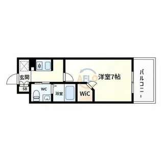 アービングNeo平野駅前【4階】の間取り