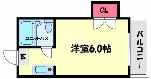 プラス九条【9階】の間取り