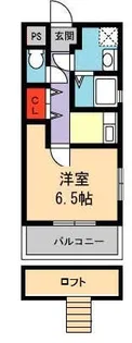 カーサ・デ・フローレス【4階】の間取り