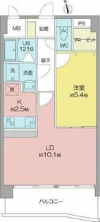 リンデンバウムJ3【707号室】の間取り