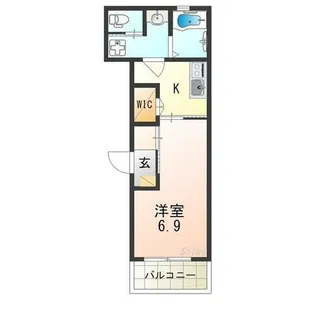 ユアメゾン阪南町【102号室】の間取り