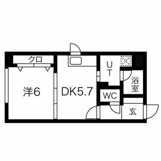 プライムアーバン大通公園II【2階】の間取り