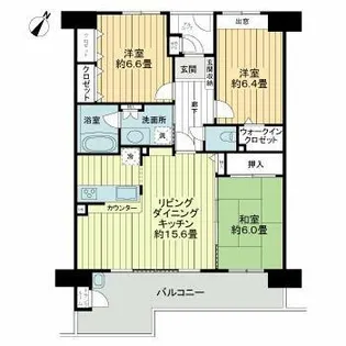 ライオンズマンション貝塚モリス【7階】の間取り