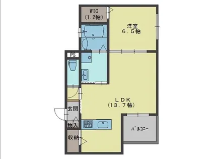 クレシア【2階】の間取り