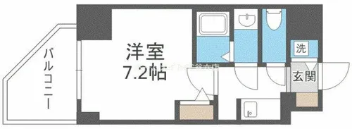 S-RESIDENCE阿波座bouncy【10階】の間取り