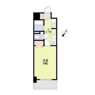 テルミオ常滑【703号室】の間取り