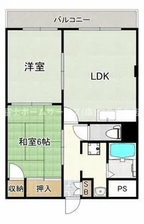 ハイツクレマチス【204号室】の間取り
