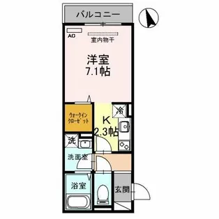 セジュール神路【2階】の間取り