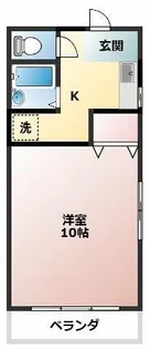 グランハイツ赤石【103号室】の間取り