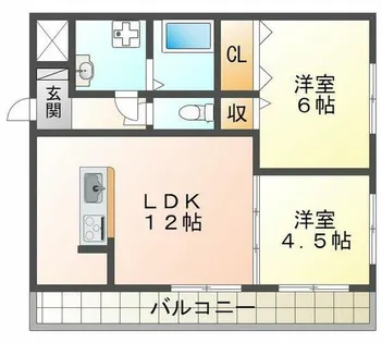 天使堂ビル【3階】の間取り