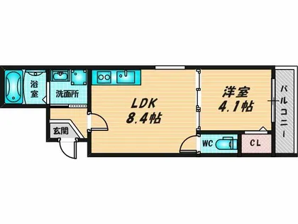 B.B.SOW【2階】の間取り
