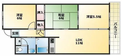 グレース鈴鹿【2階】の間取り