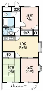 ネオグランデ21【201号室】の間取り