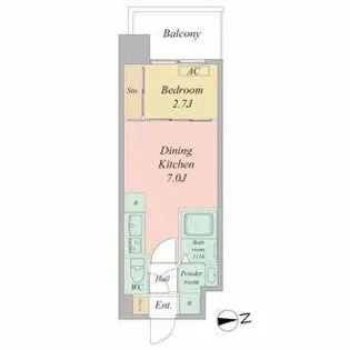 セレニテ新大阪エクラ【11階】の間取り