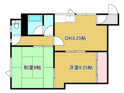 日の出ハイツ【2号室】の間取り