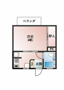 ブルーインキムラ【1階】の間取り