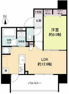 大阪府大阪市都島区内代町1丁目【マンション】の間取り