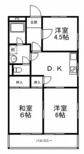 サンヒルズA棟【1階】の間取り