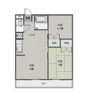 レジデンス光和N104【1階】の間取り