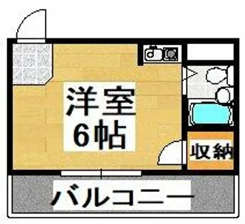 レジデンスベル【3階】の間取り