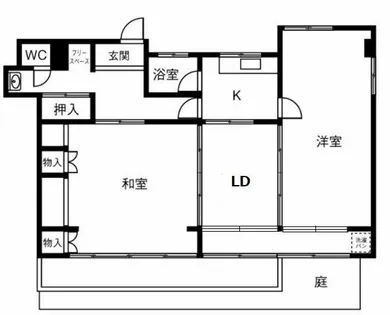 コーポ葵【102号室】の間取り