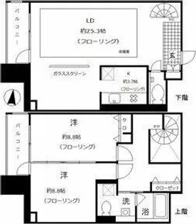 レジディア東桜Ⅱ【14階】の間取り