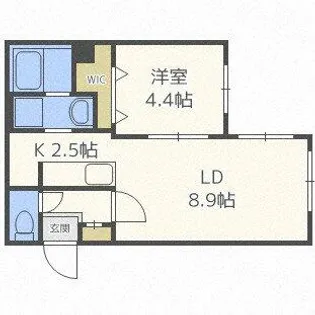 グランメールKIKUSUI【2階】の間取り