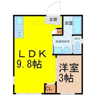 Ceres岩塚駅前B棟【1階】の間取り
