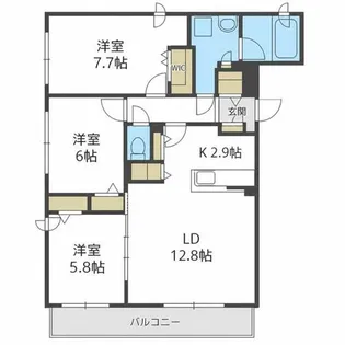 Bloom(ブルーム)【1階】の間取り