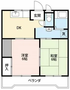 コーポ東荒子B【301号室】の間取り