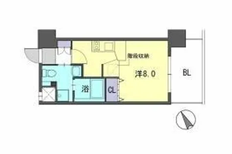 F・PARC GRANDMARK天神【910号室】の間取り