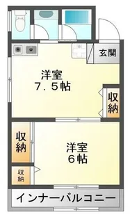 伸光マンション【202号室】の間取り