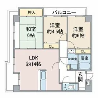 メゾンSK【4階】の間取り