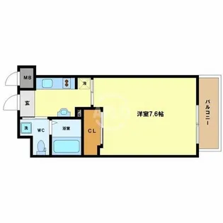 エグゼ西大阪【8階】の間取り