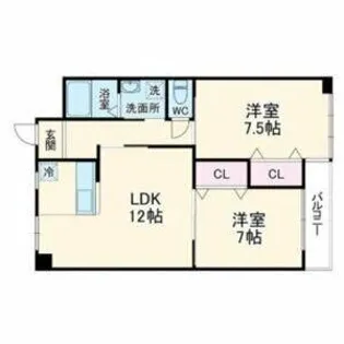 三和マンション【3階】の間取り