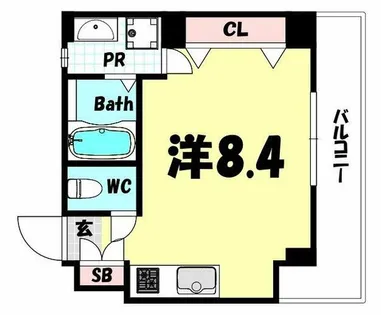 中天マンション【4F号室】の間取り